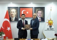 Ad�yamanl�lar Vakf��ndan AK Parti Ba�c�lar �l�e Ba�kan� Mikail �ak�r�a Hay�rl� Olsun Ziyareti