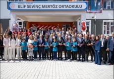 EL�F SEV�N� MERT�Z ORTAOKULU T�RENLE A�ILDI