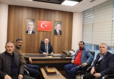 ESENLER'DEK� GAZETEC�LER AV. UMUT �ZKAN�A HAYIRLI OLSUN Z�YARET�NDE BULUNDU