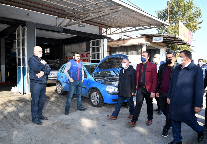 Bakan Grkan Sanayi Sitesini Ziyaret Etti