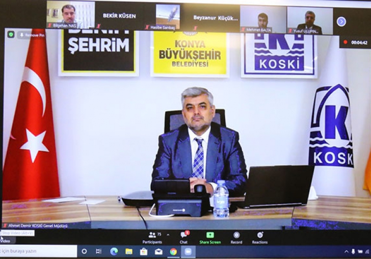 KOSK Genel Mdr Demir Onlne Panelde Su Tasarrufunu Anlatt