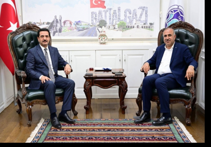 P�AD GENEL BA�KANI OSMAN DURSUN�DAN BATTALGAZ� BELED�YESݒNE Z�YARET