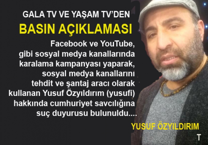 YAAM TV VE GALA TVDEN AIKLAMA